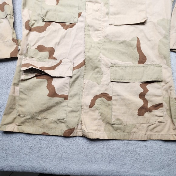 US Military Coat Medium X-Long Desert Camouflage Pattern Combat Jacket - Picture 8 of 15
